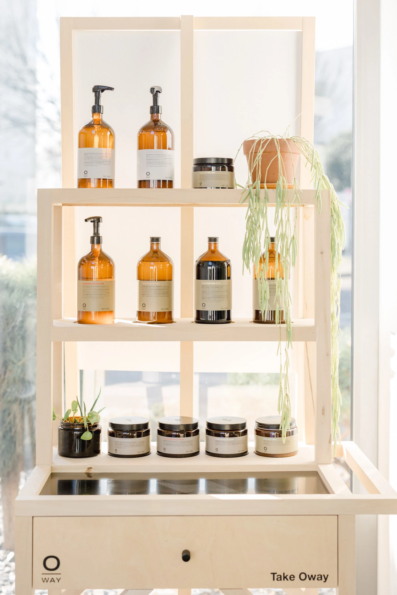 bouteille étagère meubles verre comptoir